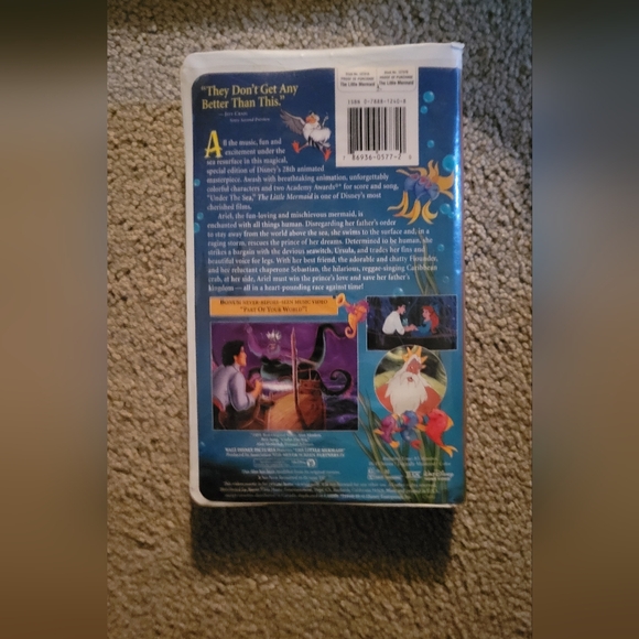 Disney VHS The Little Mermaid 1 and 2!!!! Collectors addition! - Picture 2 of 4
